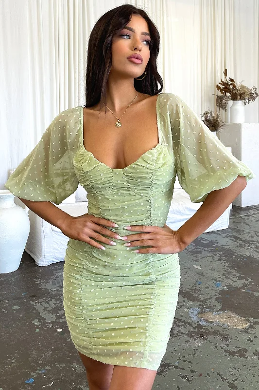 Weekend Sale Frenzy Stacey Dress - Green