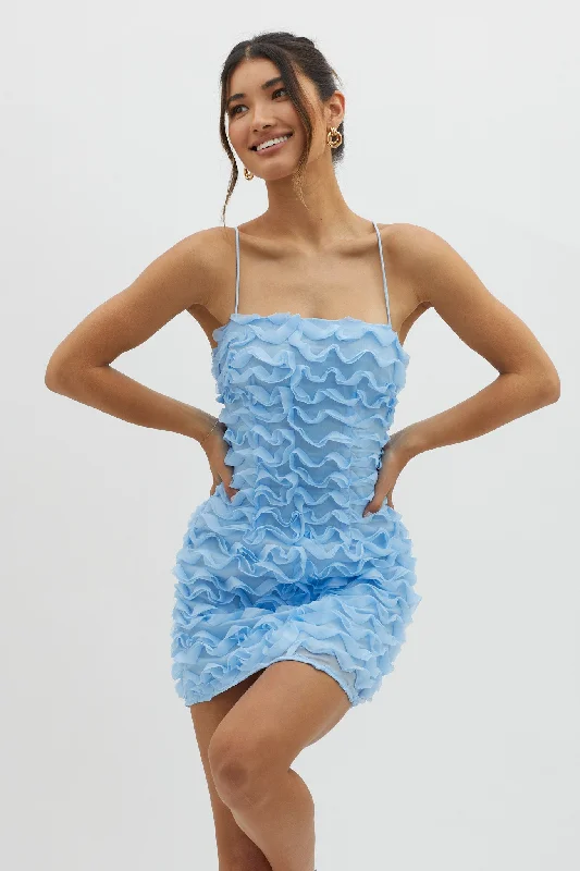 Shop & Get More Tizzy Embellished Mini Dress Blue