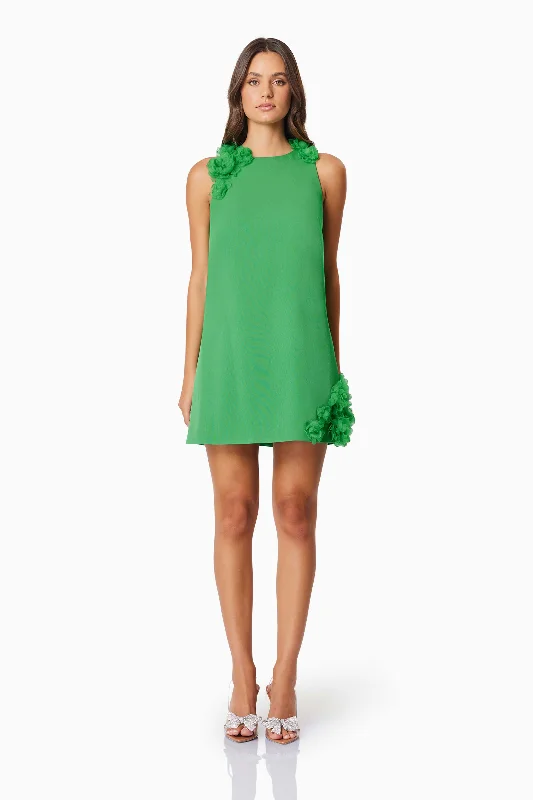 Exclusive Offer Valeria Day Mini Dress In Green