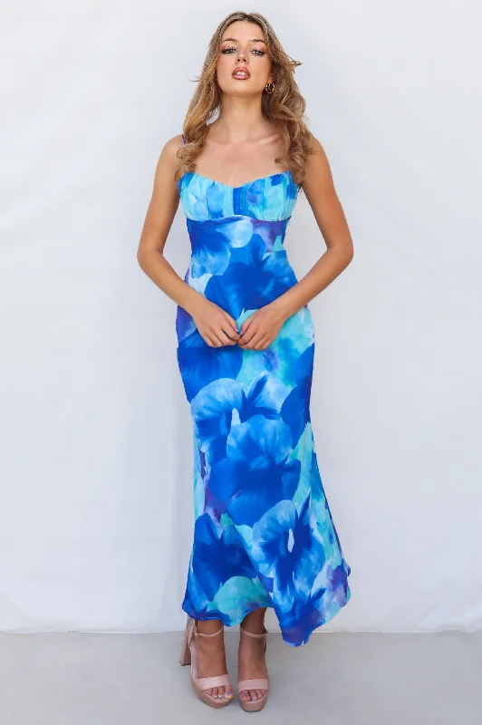 Weekend Price Slash Day Anna Maxi Dress - Blue