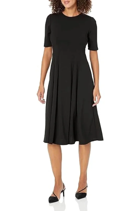 Weekend Deals Galore Maggy London G5028M - Short Sleeve Midi Dress
