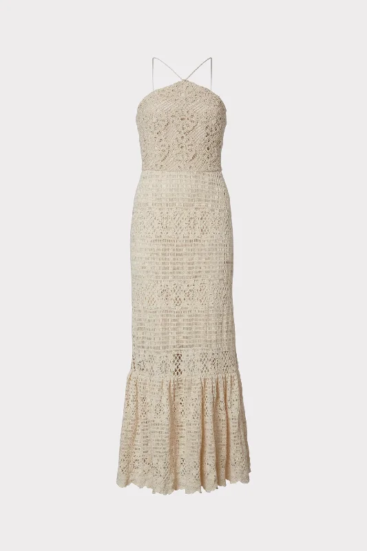 Weekend Mega Sale Event Arden Crochet Stripe Dress
