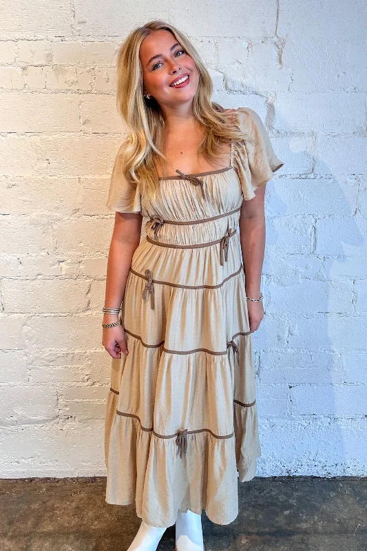 Hot Savings Alert Autumn Leaves Maxi Dress