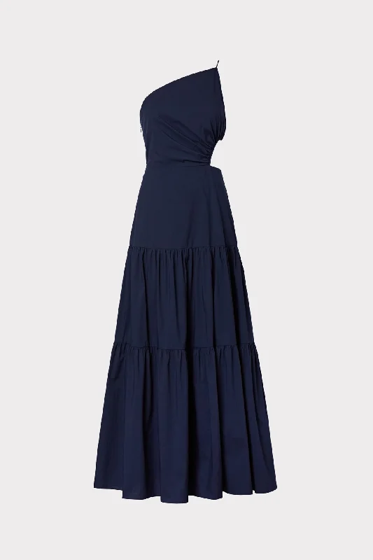 Weekend Shopping Rush Bahati Poplin Cutout Dress