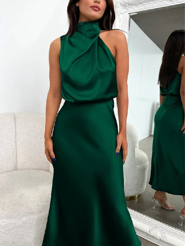 Sleeveless Off Shoulder Bodycon Elegant Maxi Dresses Wedding