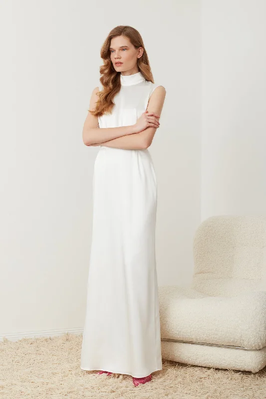 Weekend Big Sale BLANCA off white maxi wedding dress