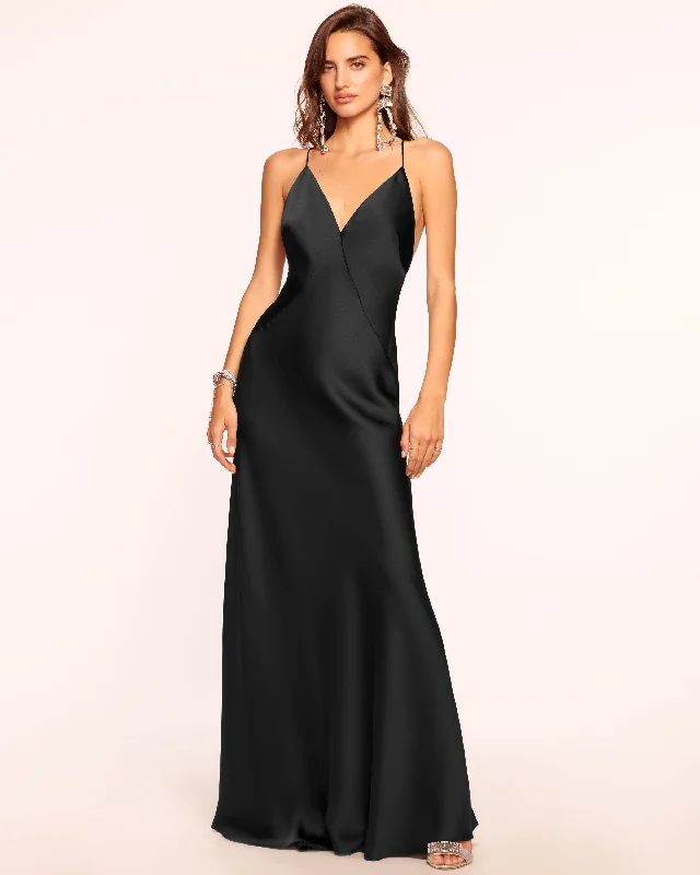 Flash Discounts Caspe V-Neck Gown