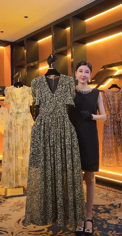 Limited Stock Retro elegant floral dress