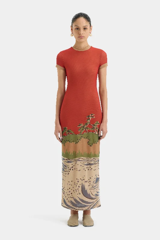 Weekend Deal Rush Redwood Tee Dress
