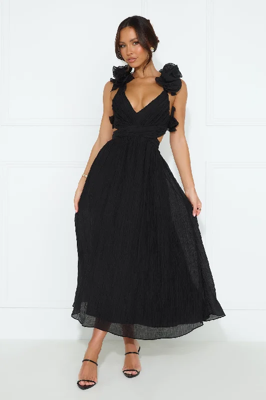 Weekend Offers You Can’t Miss Ring The Wedding Bells Maxi Dress Black