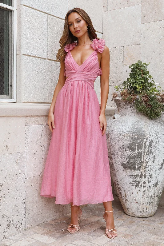 Weekend Limited-Time Offers Ring The Wedding Bells Maxi Dress Pink