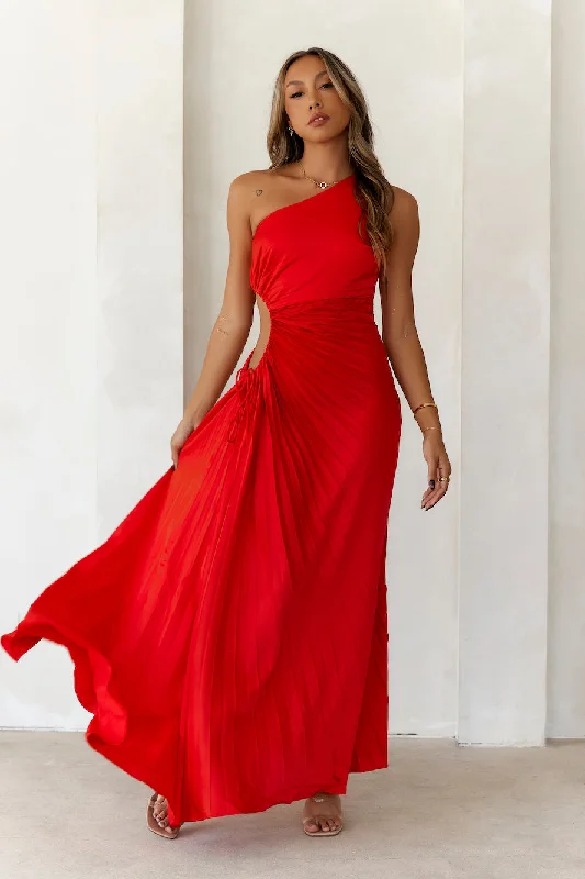 Season Of Weddings Maxi Dress Red