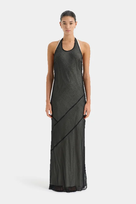 Special Price Drop Strobe Halter Dress