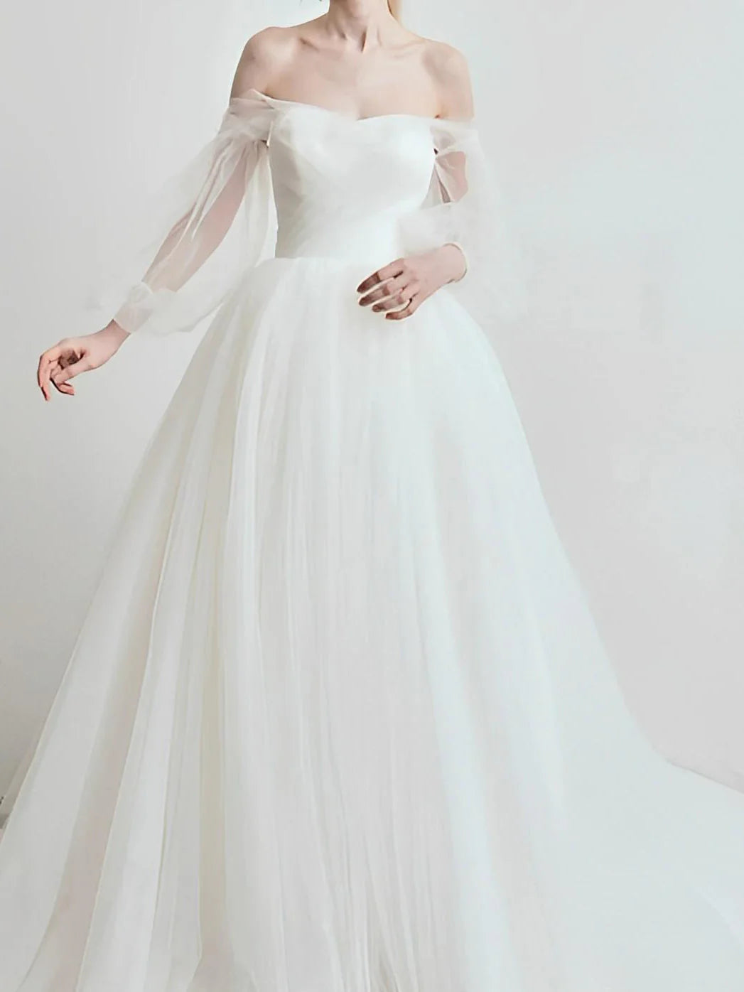 Best Offers A-line/Princess Off Shoulder Wedding Dress