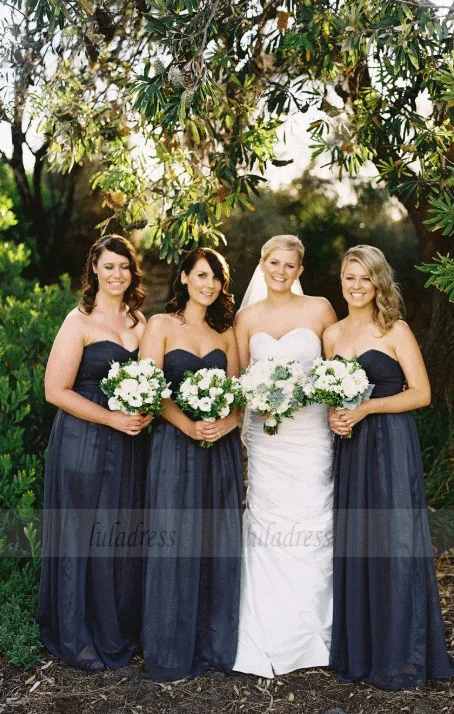 Shop & Save More A-Line Sweetheart Floor-Length Bridesmaid Dresses