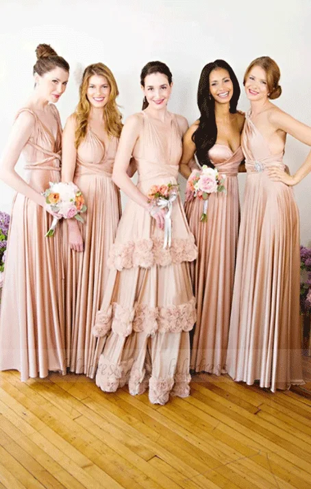 Weekend Flash Offers A-Line Sweetheart Floor-Length Bridesmaid Dresses