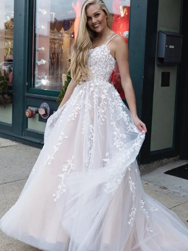 Limited-Time Bargains Backless Champagne Lace Wedding Dresses, Open Back Champagne Lace Formal Prom Dresses Limited-Time Bargains Backless Champagne Lace Wedding Dresses, Open Back Champagne Lace Formal Prom Dresses
