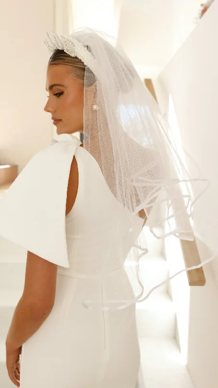 Hot Picks Bride To Be Veil - White