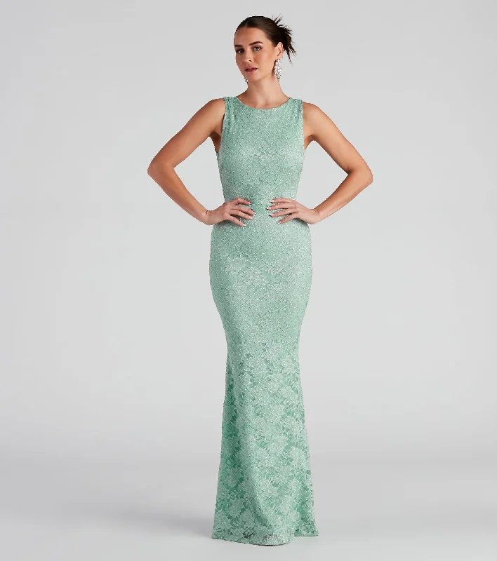 Weekend Special Emery Sleeveless Lace Formal Dress