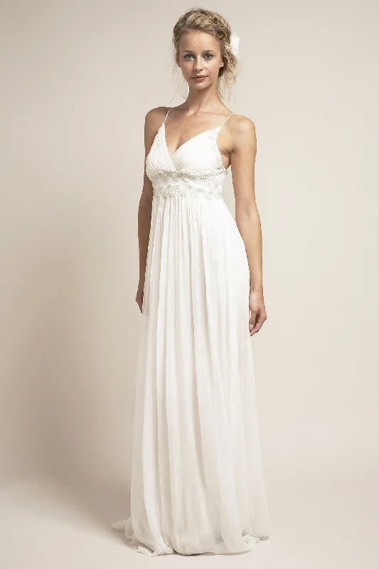 Shop & Save Big IK6901 A Perfect Beach Wedding or Summer Wedding Dress