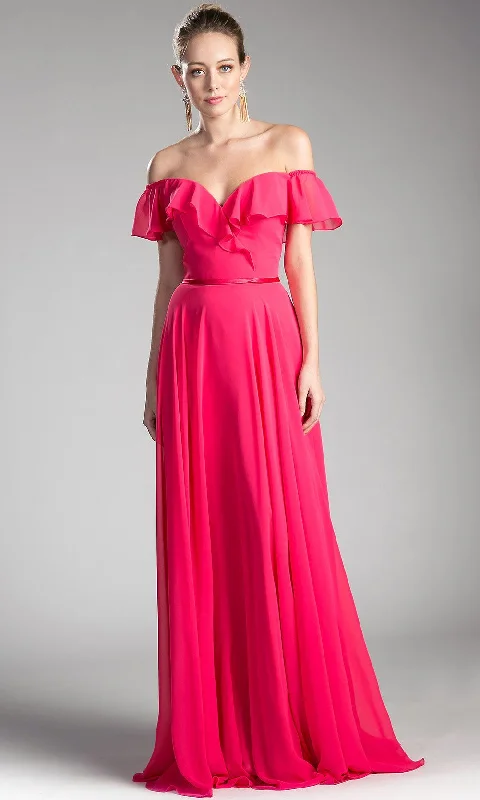 Grab It Now Long Off-Shoulder Flowy Dress