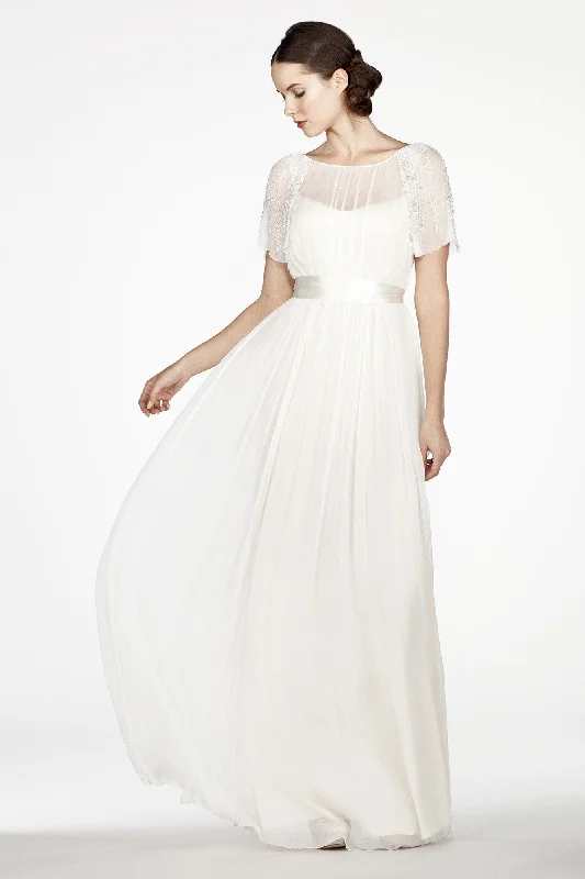 Weekend Special Discounts RC6257 Ethereal Sleeved Wedding Dress