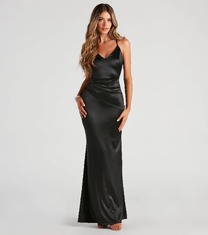 Hurry, While Stocks Last Saphira Formal Open Back Mermaid Dress