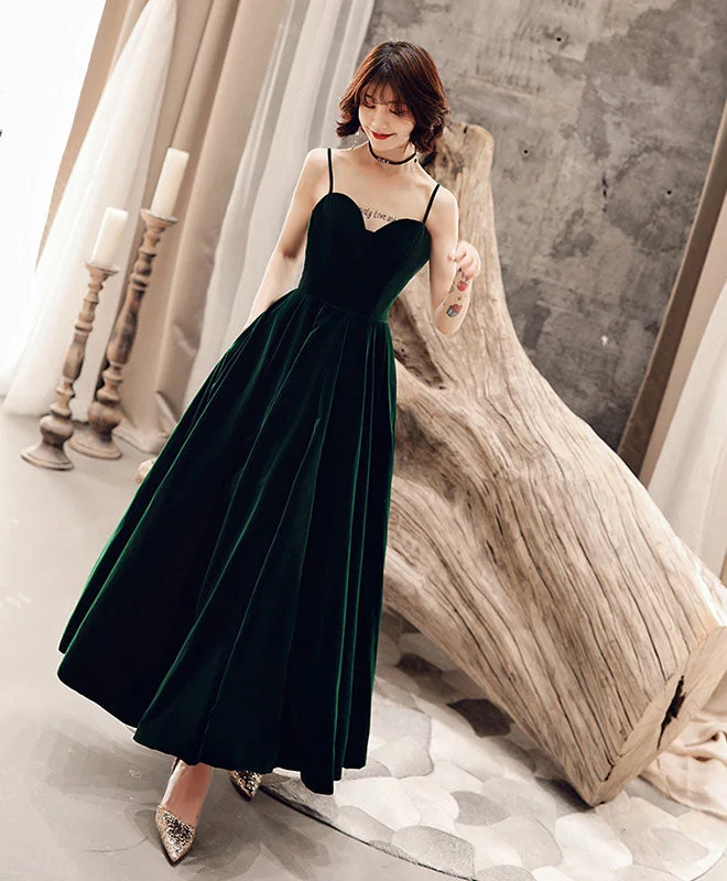Unbeatable Flash Deals Simple Green Short Prom Dress, Green Bridesmaid Dress