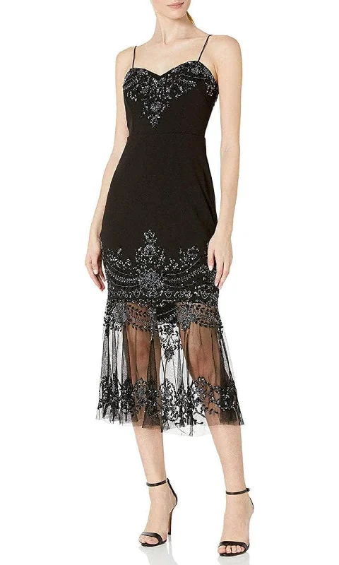 Weekend Offers Galore Aidan Mattox MD1E202124 - Beaded Illusion Evening Dress