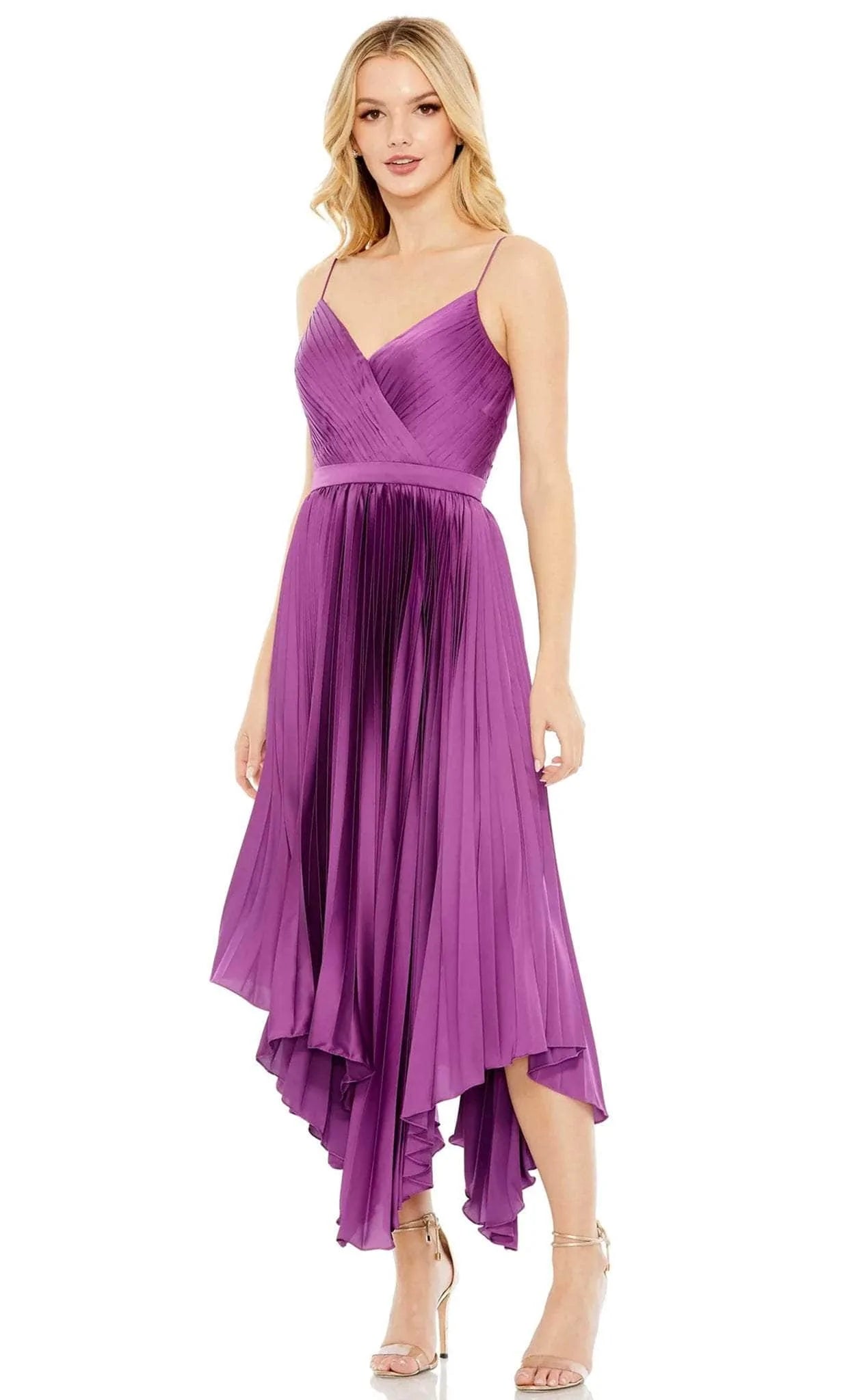 Weekend Bargain Time Ieena Duggal 49637 - Pleated Sleeveless Dress