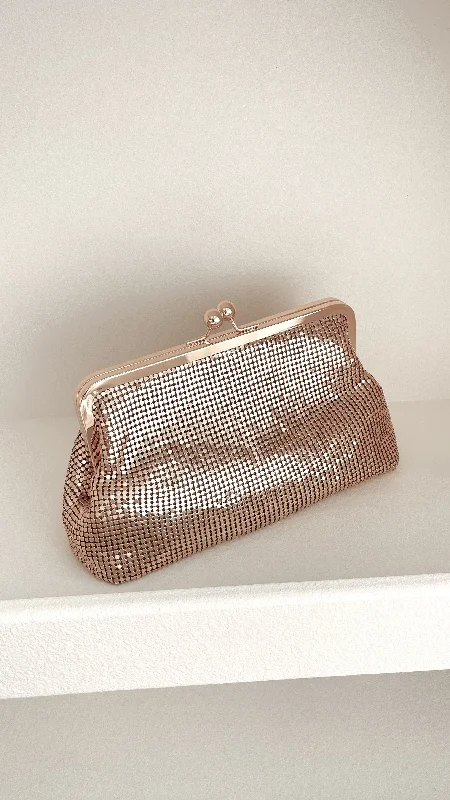 Big Savings Liberty Mesh Clip Top Event Bag - Gold