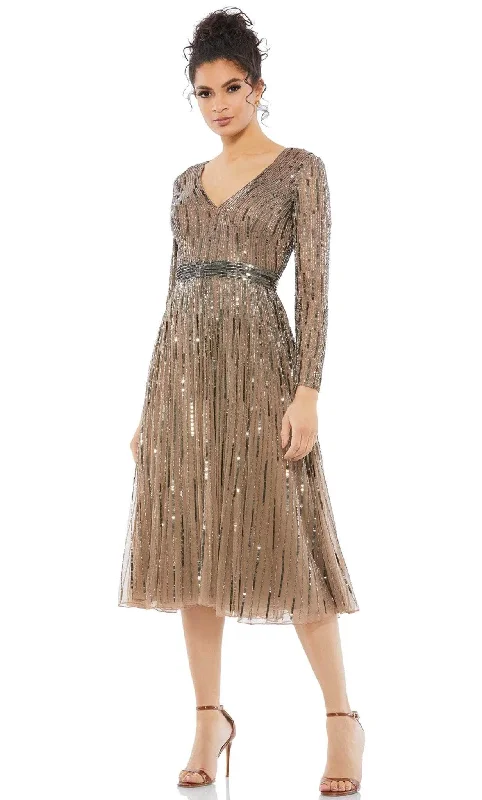Weekend Exclusive Offers You’ll Love Mac Duggal 5528 - Tea Length Sequin Cocktail Dress Weekend Exclusive Offers You’ll Love Mac Duggal 5528 - Tea Length Sequin Cocktail Dress