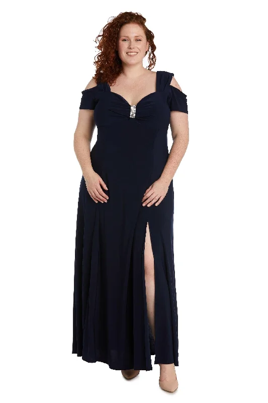 Price Cut Alert R&M Richards 1367W Long Plus Size Formal Evening Dress