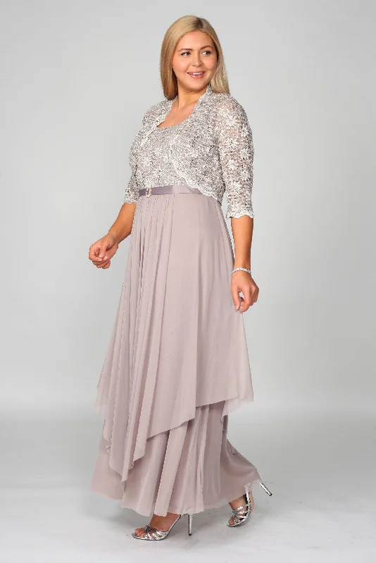Weekend Deal Fever R&M Richards 7300 Long Mother Of Bride Formal Jacket Dress