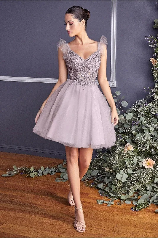 Weekend Deal Rush Cinderella Divine CD9238 Short Prom Dress Cocktail