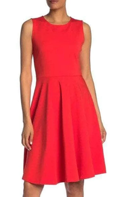 Weekend Closeout Deals T Tahari TD901033 - Sleeveless A-Line Short Dress