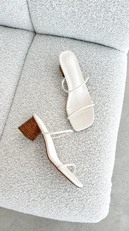 Instant Discount Waylen Heel - Bone/Natural